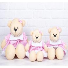 Imagem de Trio de pelucia urso nino 18/22/26 - para nichos - CKD CONFECÇÕES, Ros
