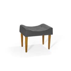 Imagem de Banqueta estofadas para penteadeira espuma d-28 pes palito - DELACOSTE