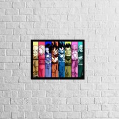Imagem de Quadro Decorativo Turma Dragon Ball Z 45x34cm