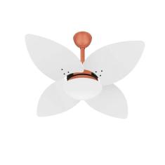 Imagem de Ventilador Teto Winds Cobre Potente Quarto 4 Pás Ventax 110V