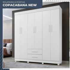 Imagem de Guarda Roupa Copacabana New 6 Portas 2 Gavetas Benetil Móveis