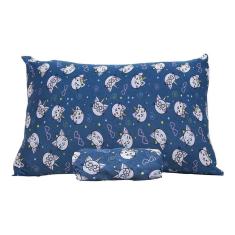 Imagem de Jogo De Lençol 2 Peças Portallar Doce Vida Kids Gatocornio Azul Solteiro