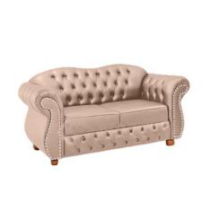 Imagem de Namoradeira Chesterfield Merlo 2 Lugares - Veludo Rosê / Decoração, Re