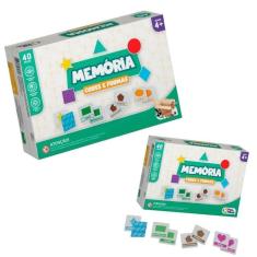 Imagem de Brinquedo Educativo Jogo Da Memória - Cores E Formas