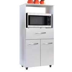 Imagem de Balcao Multiuso Com Nicho 2p 1g Luna Branco Mobbs