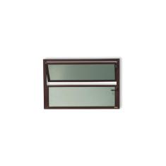 Imagem de Janela de Alumínio Basculante 40x80cm Vidro Mini Boreal Plus Brimak Corten