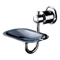 Imagem de Porta Sabonete Saboneteira de Parede Banheiro Metal Luxo