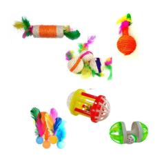 Imagem de Brinquedos Para Gato Kit 6 Itens.