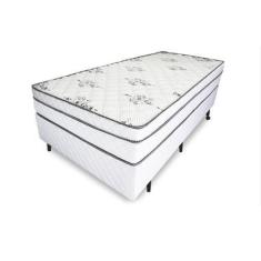 Imagem de Cama Box + Colchão Solteiro Relaflex Mônaco Mola Ensacada 88X188x21cm