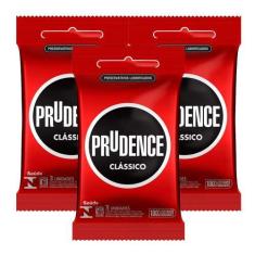 Imagem de Preservativo Prudence 3 Unidades  Kit Com Três Unidades