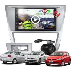 Imagem de Combo Kit Central Multimidia MP5 Android + Camera de ré + Moldura Prat