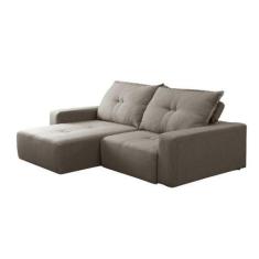 Imagem de Sofa Retratil e Reclinável 2 Lugares Isis em Tecido Linho Cinza - iSof