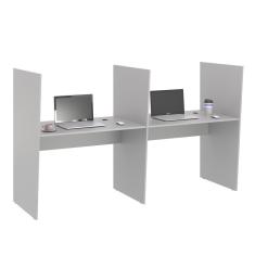 Imagem de Mesa de Atendimento 2 Lugar Roma Cinza