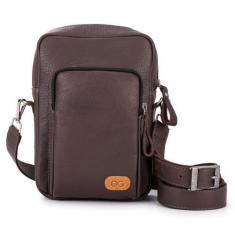 Imagem de Bolsa Masculina Shoulder Bag Couro Legítimo Tiracolo Pequena - Ello Gr
