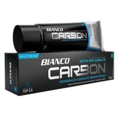 Imagem de Creme Dental Bianco Carbon Detox Pró-Esmalte com Carvão Ativado 100g
