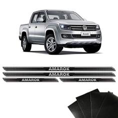 Imagem de Kit Soleira Diamante Amarok 2011/2018 Com Protetor De Porta