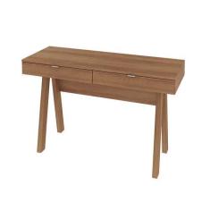 Imagem de Escrivaninha 2 Gavetas 120X75,5X45 Cm Amêndoa Tecnomobili