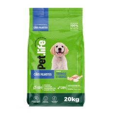 Imagem de Ração Seca Pet.Life Frango E Arroz Para Cães Filhotes - 20 Kg
