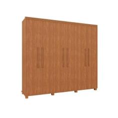 Imagem de Guarda Roupa Casal  Madri 6 Portas Pés Madeira Camas Fênix - Fenix