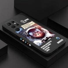 Imagem de Bonito dos desenhos animados espaço astronauta caso de telefone para samsung a54 casos galaxy a14 a34 a13 a33 a53 a32 a52 s23 ultra s22 plus s21 fe capa, 5, para a52