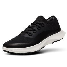 Imagem de Allbirds Tênis masculino Golf Dashers, leve para golfe, Preto natural, cinza escuro (sola nevasca), 42