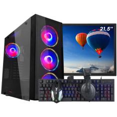 Imagem de PC Gamer Completo Ark Monitor 21,5&quot; + Intel Core i7 860 8GB GT 730 4GB SSD 240GB Linux Combo Gamer