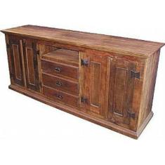 Imagem de Balcão Rústico Eifel Em Madeira Demolição - Cód 84 - Barrocarte