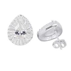 Imagem de Brinco De Prata 925 Cravejado Com Zircônias