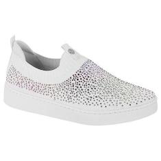 Imagem de Tenis Feminino Vizzano Brilho Slip On Tecido Confortavel