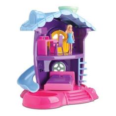 Imagem de Casinha Da Judy Quarto C/ Boneca E Acessórios - Samba Toys