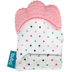 Imagem de Luva Mordedor Buba Luvinha com Silicone Macia Alivia Coceira da Gengiva Rosa