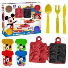 Imagem de Kit Massinha Com Acessórios Mickey Disney Para Crianças Brinquedo Colo