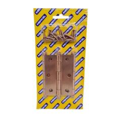 Imagem de Jogo c/03 dobradiça para porta rose gold 3.1/2