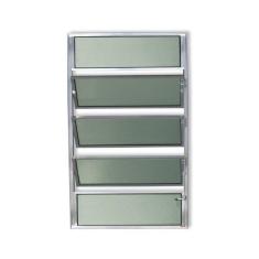 Imagem de Janela Basculante De Alum nio 100x40cm Com Vidro Boreal Anodi