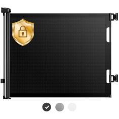 Imagem de Portão retrátil para bebês HAMOPY 84 cm de altura, se estende até 140 