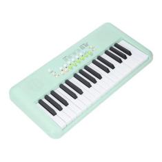 Imagem de Teclado Eletrônico, Piano Digital de 32 Teclas 16 Tons 10 Ritmos Teclado Eletrônico Versátil Volume Ajustável Piano Digital Portátil Com Microfone Adequado para Iniciantes