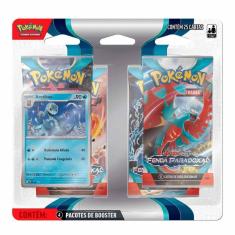 Imagem de Jogo de Cartas Pokémon - Blister Quadruplo - EV4 Fenda Paradoxal - Arctibax - Copag