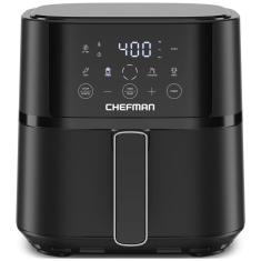 Imagem de Fritadeira Elétrica Air Fryer 3,7L com 4 Predefinições, 110V 1500W, Chefman, Preta