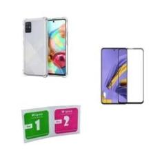 Imagem de Kit Capa Anti Impacto Para Galaxy M51 + 2 Pel. De Vidro 3D
