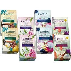 Imagem de 8 Sabonetes Exotic Vegetal Hidratante 170g Davene
