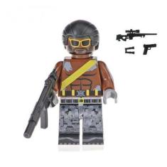 Imagem de Boneco Blocos De Montar Jungle Armed Fortnite