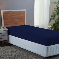 Imagem de Lençol Solteiro 400 Fios Avulso Macio Aveludo Cama Infantil Com Elásti