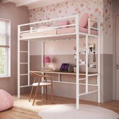 Imagem de Beliche Suspenso de Solteiro em Ferro Jolie - Camas e Beliches