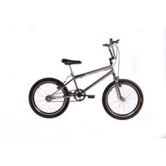 Imagem de Bicicleta Aro 20 Cromada Freios V-Brake Infantil Cross - Dnz