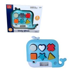 Imagem de Brinquedo Educativo Baleia Com Som e Luz CBS0308 - Castela