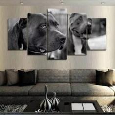 Imagem de Quadros Decorativos 2 Pitbull 63x130mt em Tecido