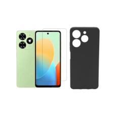 Imagem de Capa + Pelicula Gel Privativa Compatível Para Tecno Spark 20C