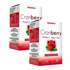 Imagem de 2x Cranberry + Vitamina C + Selênio + Zinco- 60 Cáps. 500mg - Natunéct
