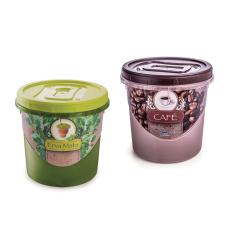 Imagem de Conjunto De Potes Porta Mantimentos Café E Erva Mate 1,8 Lts