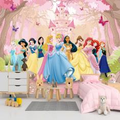 Imagem de Papel de Parede Adesivo, Infantil Princesas Disney 1X1
